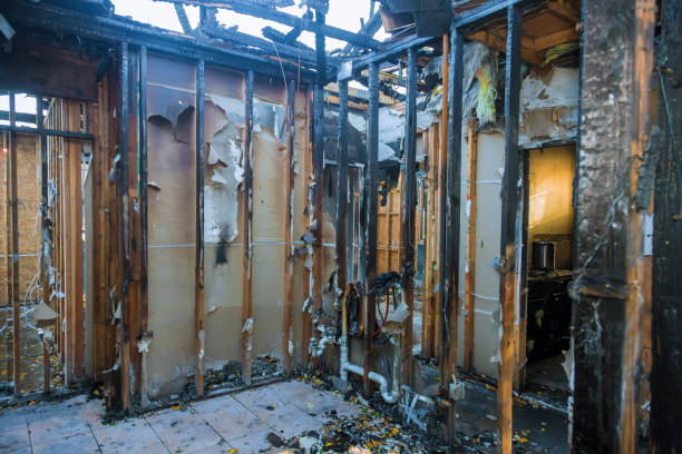Professional Emergency Fire Damage Restoration technician working in Scottsdale, AZ